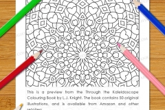 Through the Kaleidoscope Colouring Book - Preview