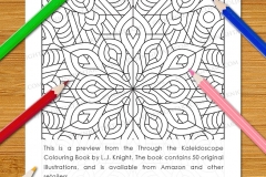 Through the Kaleidoscope Colouring Book - Preview