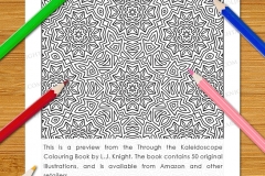 Through the Kaleidoscope Colouring Book - Preview