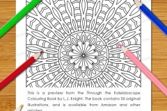 Through the Kaleidoscope Colouring Book - Preview