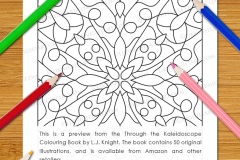 Through the Kaleidoscope Colouring Book - Preview