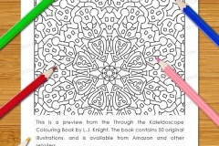 Through the Kaleidoscope Colouring Book - Preview