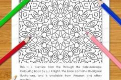 Through the Kaleidoscope Colouring Book - Preview