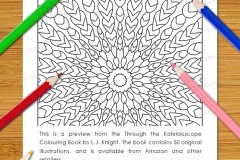 Through the Kaleidoscope Colouring Book - Preview