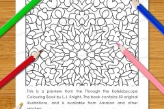 Through the Kaleidoscope Colouring Book - Preview