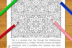 Through the Kaleidoscope Colouring Book - Preview