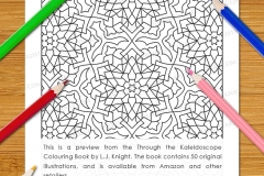 Through the Kaleidoscope Colouring Book - Preview