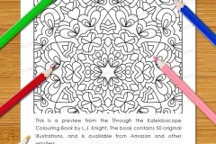 Through the Kaleidoscope Colouring Book - Preview