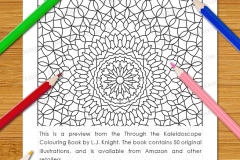 Through the Kaleidoscope Colouring Book - Preview