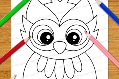 Very Easy Animal Faces Colouring Book - Preview