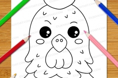 Very Easy Animal Faces Colouring Book - Preview