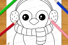 Very Easy Animal Faces Colouring Book - Preview