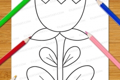 Very Easy Flowers Colouring Book - Preview