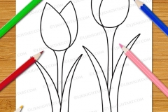 Very Easy Flowers Colouring Book - Preview