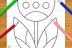 Very Easy Flowers Colouring Book - Preview