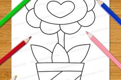 Very Easy Flowers Colouring Book - Preview