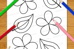 Very Easy Flowers Colouring Book - Preview