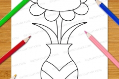 Very Easy Flowers Colouring Book - Preview