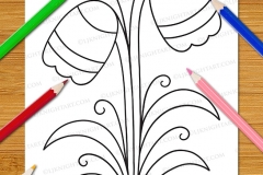 Very Easy Flowers Colouring Book - Preview